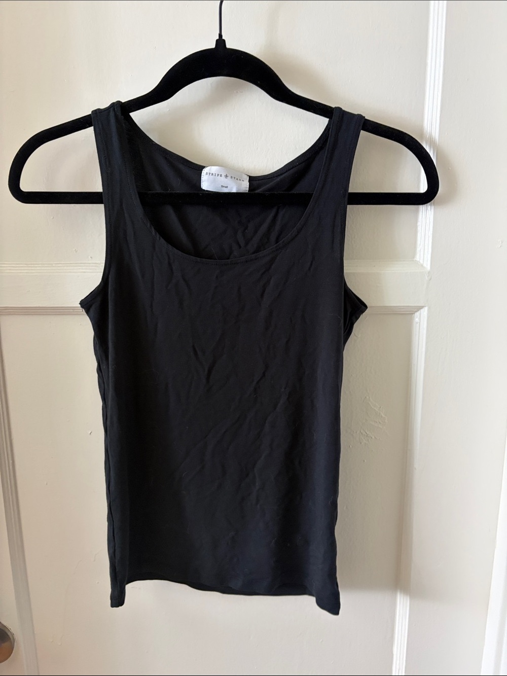 Classic Black Scoop Tank Top